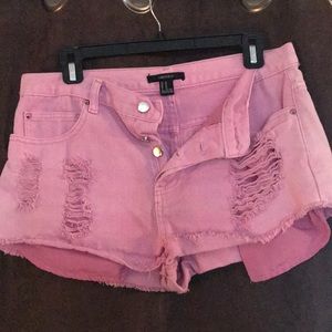 High waisted shorts